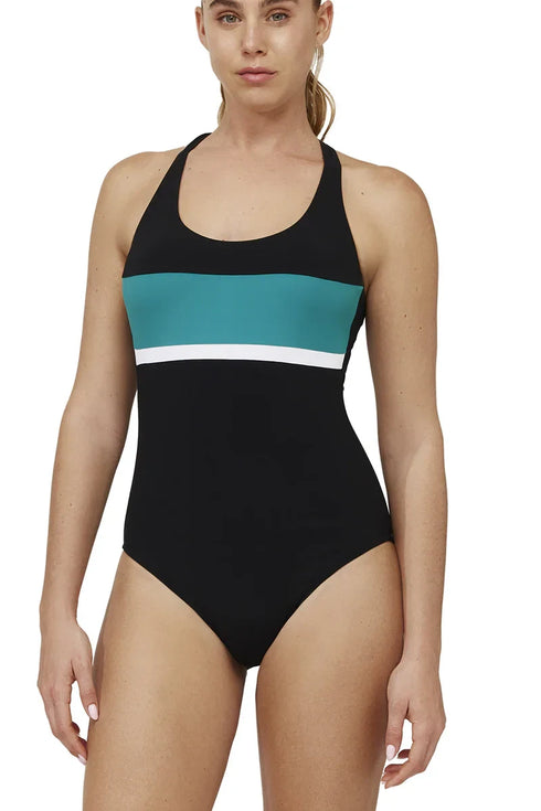 Gottex Free Sport Aqua Chic Scoop Neck One Piece