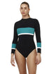 Gottex Free Sport Aqua Chic Long Sleeve One Piece