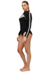 Gottex Free Sport Coco Cut Out Long Sleeve One Piece