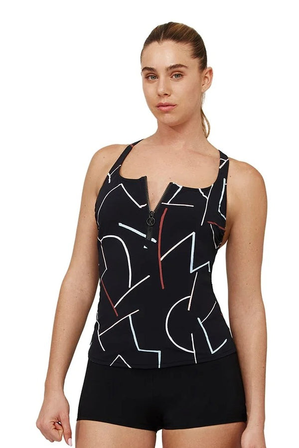 Gottex Free Sport Kai Scoop Neck Tankini Top