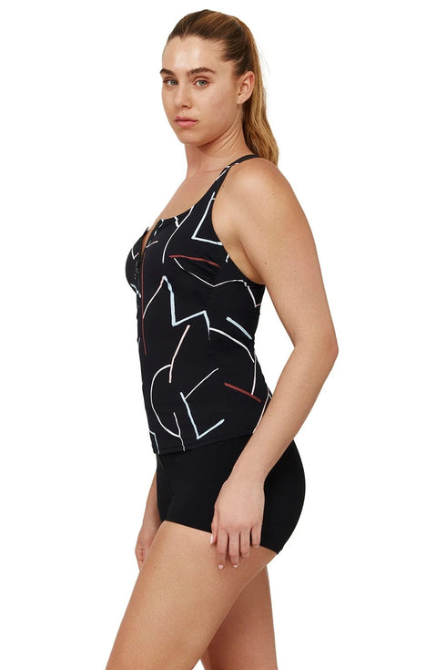 Gottex Free Sport Kai Scoop Neck Tankini Top