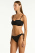 Sea Level Essentials Twist Bandeau Top