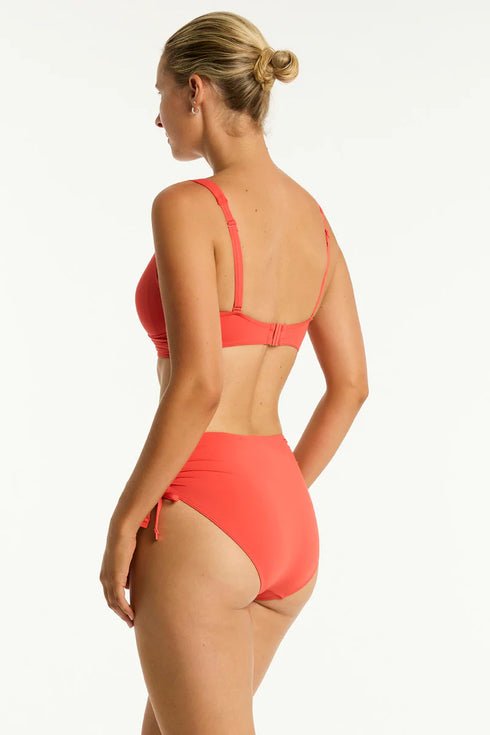 Sea Level Essentials Cross Front Bra Top