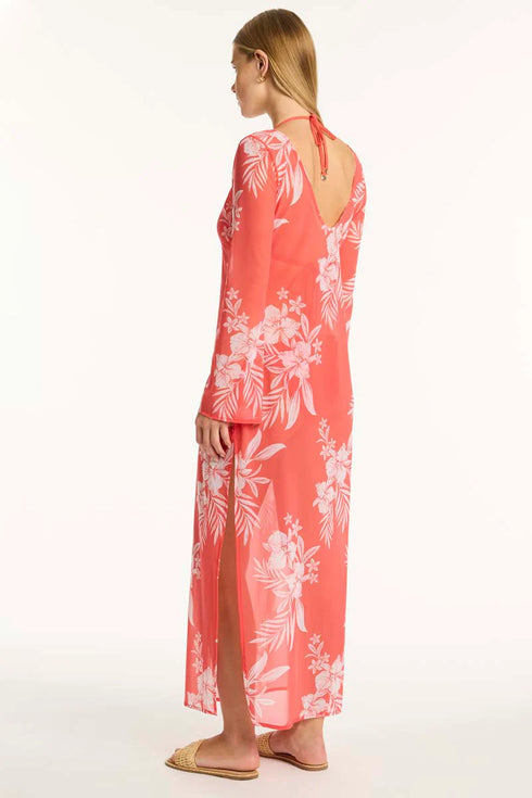 Sea Level Aloha Mesh Long Dress