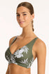 Sea Level Aloha Cross Front Multifit Bra