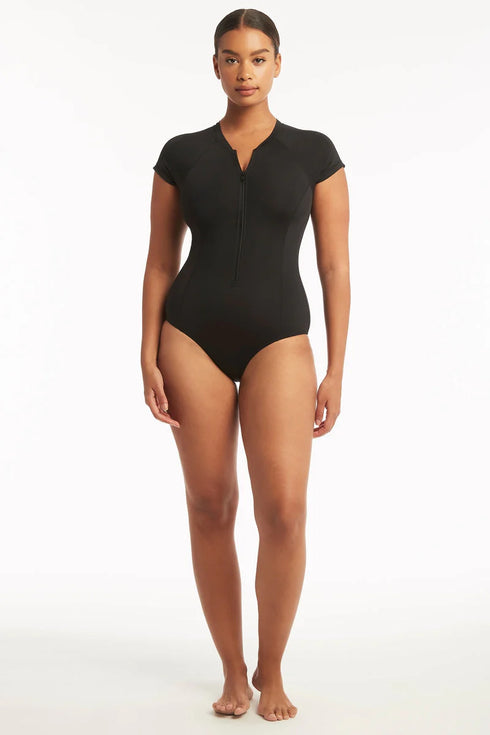 Sea Level Eco Essentials Short Sleeve One Piece