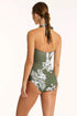 Sea Level Aloha Halter Bandeau Tankini