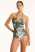 Sea Level Aloha Halter Bandeau Tankini