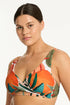 Sea Level Tropaluxe Cross Front Multifit Bra