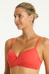 Sea Level Eco Essentials Cross Front Moulded Cup Bra