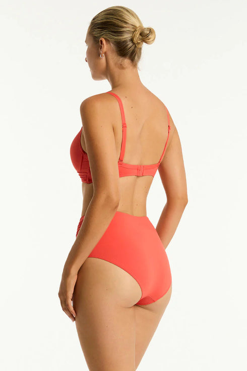 Sea Level Eco Essentials Cross Front Moulded Cup Bra