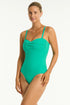 Sea Level Essentials Edit Twist Bandeau One Piece