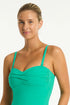 Sea Level Essentials Edit Twist Bandeau One Piece
