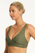 Sea Level Caracus Cross Front Multifit Bra