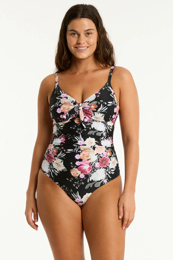 Sea Level Belle Tie Front DD/E One Piece