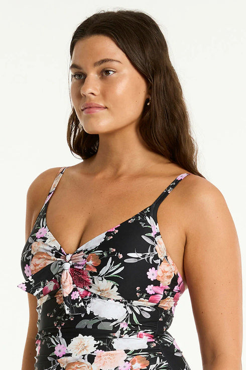 Sea Level Belle Tie Front DD/E One Piece