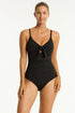 Sea Level Essentials Edit Tie Front DD/E One Piece