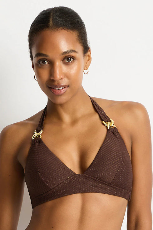 Sea Level Luminara Longline Halter Top
