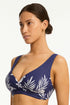 Sea Level Aloha Cross Front Multifit Bra