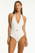 Sea Level De Soleil V Neck Halter One Piece