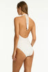 Sea Level De Soleil V Neck Halter One Piece