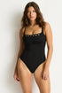 Sea Level Elysian Square Neck Bralette One Piece