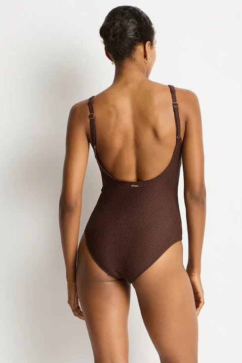 Sea Level Luminara Chain Link Longline One Piece