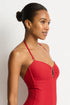 Sea Level Luminara U Bar Bandeau One Piece