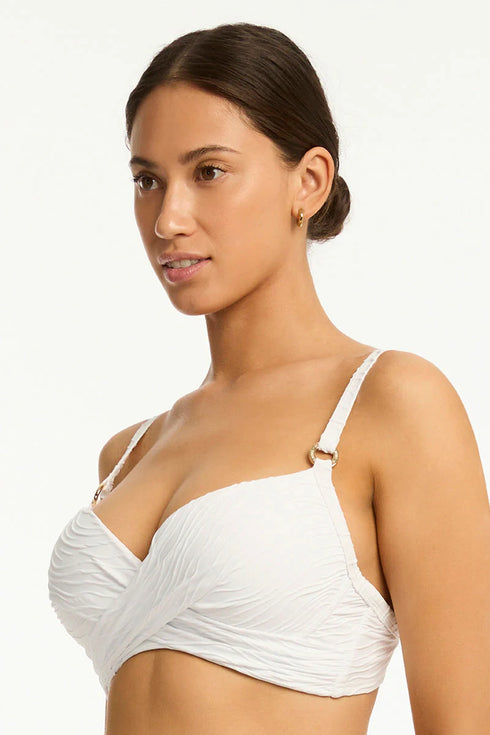 Sea Level De Soleil Cross Front U/w Top