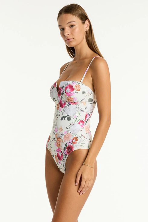 Sea Level Belle V Bandeau One Piece