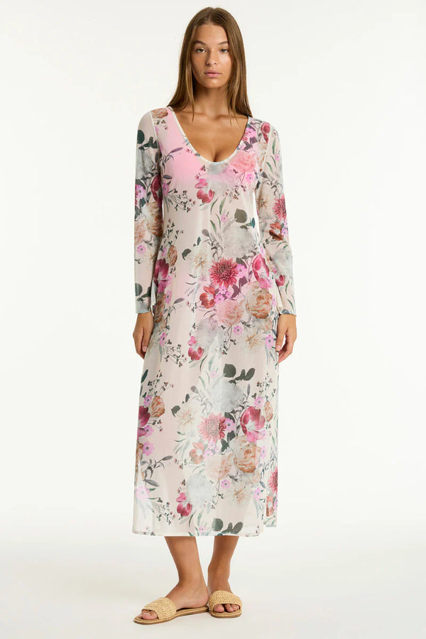 Sea Level Belle Mesh Long Dress