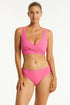 Sea Level Spinnaker Cross Front Bra Top