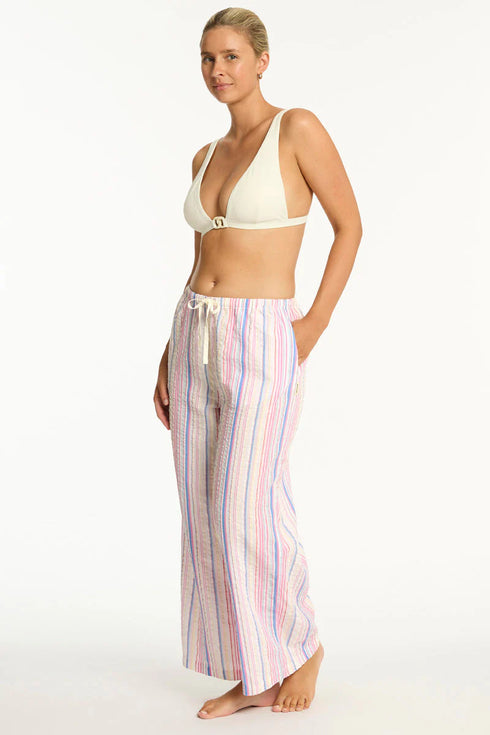 Sea Level Boho Stripe Surf Pant
