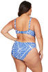 Artesands Philharmonic Blue Monet Curve Fit Mid Rise Swim Pant