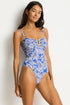 Sea Level Palmera U Bar Bandeau One Piece