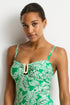 Sea Level Palmera U Bar Bandeau One Piece
