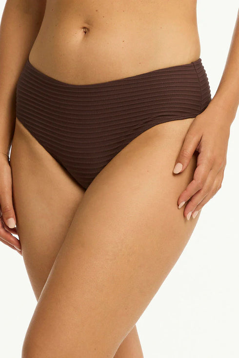 Sea Level Spinnaker Mid Bikini Bottom