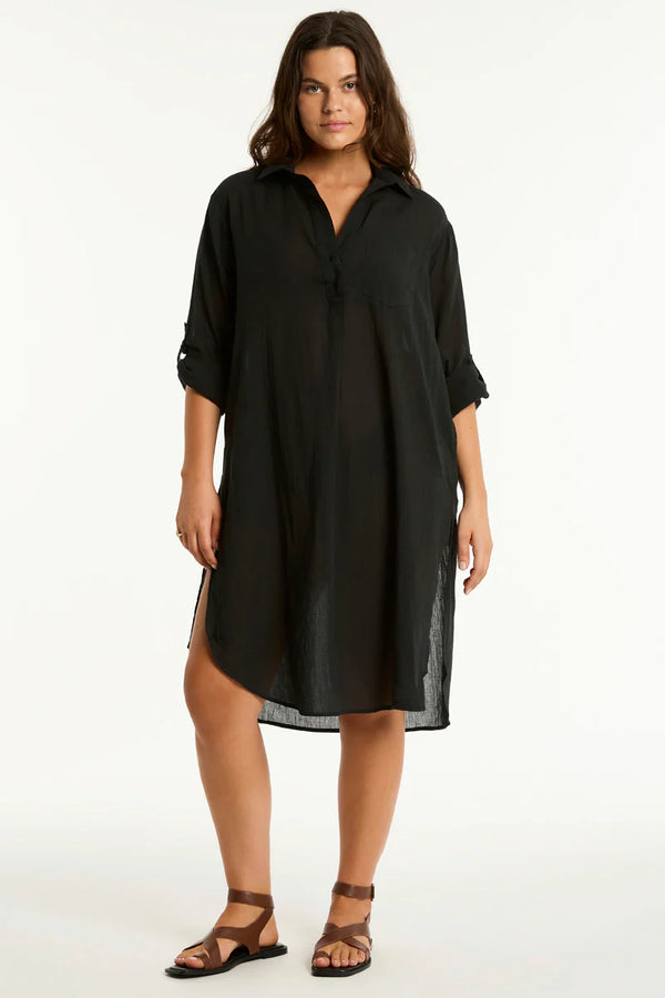 Sea Level Stella Salt Long Cover Up