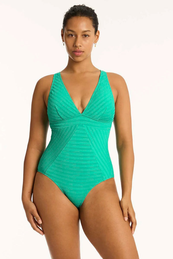 Sea Level Capri Panel Line One Piece