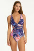 Sea Level Indochine Spliced One Piece