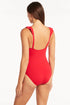 Sea Level Essentials Frill One Piece