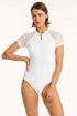 Sea Level Drift Short Sleeve One Piece