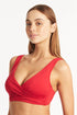 Sea Level Essentials Cross Front Bra Top