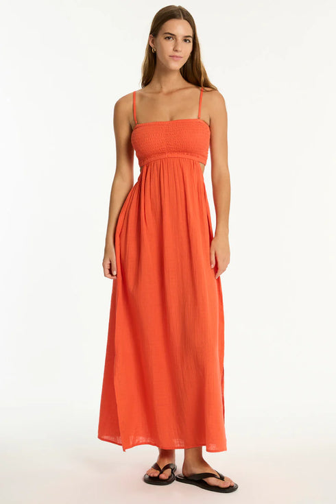 Sea Level Sunset Bandeau Dress
