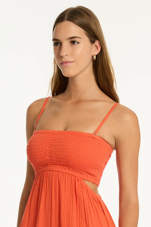Sea Level Sunset Bandeau Dress