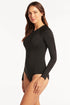 Sea Level Essentials Long Sleeved One Piece
