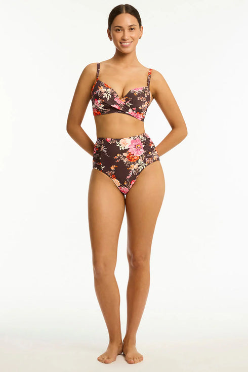 Sea Level Rosewood High Waist Bottom