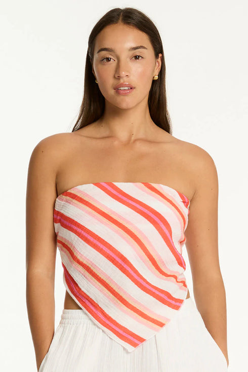 Sea Level West Coast Scarf Crop Top