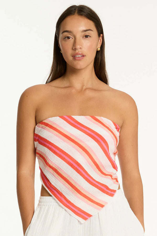 Sea Level West Coast Scarf Crop Top