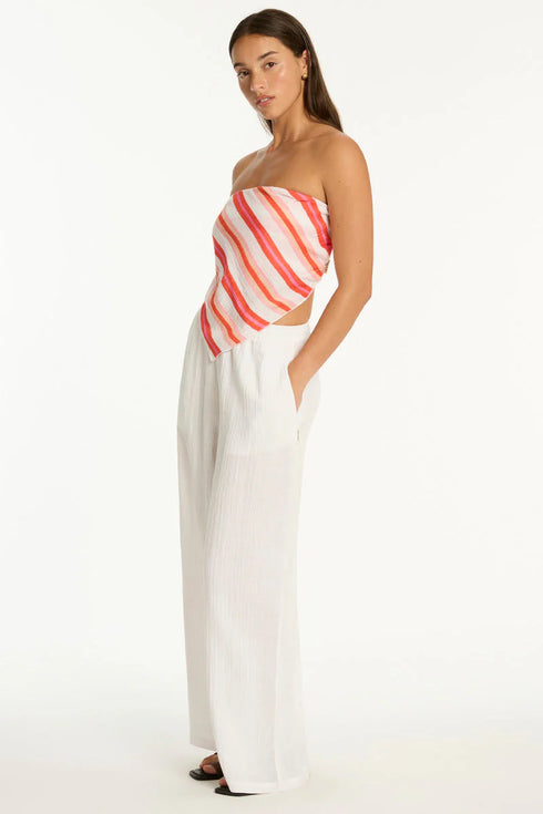 Sea Level West Coast Scarf Crop Top